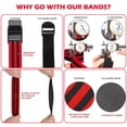 thumbnail image 2 of 2 bandas de restricción del flujo sanguíneo para mujeres, bandas elásticas de restricción del flujo sanguíneo BFR para glúteos femeninos, torniquetes de entrenamiento físico, 2 of 7