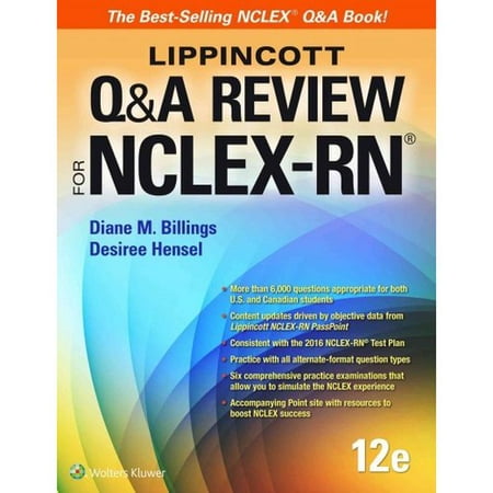 Lippincott Q Amp A Review For Nclex Rn Walmart Com