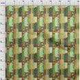 thumbnail image 4 of oneOone Cotton Poplin Dark Yellow Fabric Floral Craft Projects Decor Fabric Printed By The Yard 42 Inch Wide, 4 of 5