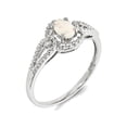 thumbnail image 2 of 3/10 Carat (ctw) Opal Lab Created Sterling Silver Ring, 2 of 5