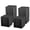 100PCS Black, variant on Studyset 50/100 Pack Interlocking Floor Tiles, 12"X12" Soft PVC Non-Slip Mats with Drainage Holes,Waterproof Modular Cushion Flooring for Kitchen Bathroom Patio Pool Deck Garage Gym, Easy to Clean