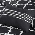 thumbnail image 5 of Madison Park MPE10-119 Essentials Merritt Lit Complet et Ensemble de Draps Simple Noir, Simple, 5 of 5