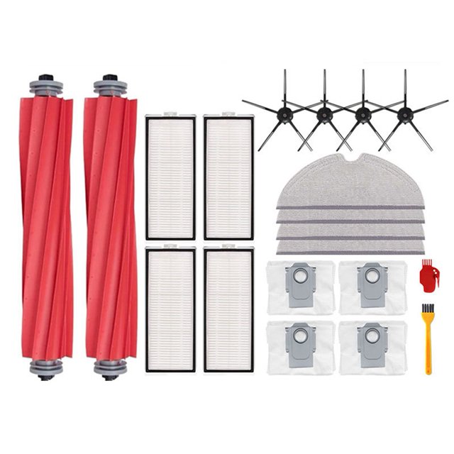 Para Max, Max+,T8 Filtro Hepa Robot Aspirador Piezas de Repuesto Cepillo Lateral Principal Mopa Bolsa para el Polvo,B