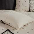 thumbnail image 4 of Gracie Mills Fannie Modern-Boho 3-Piece Cotton and Flax Duvet Cover Set - GRACE-13950, 4 of 5