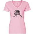 thumbnail image 3 of Inktastic Alaska Silhouette Mandala Women's V-Neck T-Shirt, 3 of 5