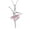 Pink, variant on Juwaliy Pink Ballerina Dancer Pendant Necklace October Birthstone CZ 925 Sterling Silver Women Christmas Valentine's Day Birthday Gifts for Daughter