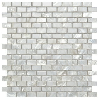 Natural White Mother Of Pearl Shell Mosaic Tile (KSL-C8017) - White