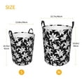 thumbnail image 2 of Lsque Lilies Flowers pattern Laundry Hamper Basket, Tall Woven Rope Hamper Basket for Clothes, Lightweight Storage Basket, Collapsible Waterproof-Medium, 2 of 8