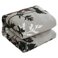 thumbnail image 2 of Nanshing Ciaran 7-Piece Purple Floral Comforter Set King, 2 of 5