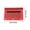Red4, variant on GFHFHITJ 3 Ring Pencil Pouch for Binder, Three Hole Cloth Pencil Case, Double Layer Mesh Zipper Pen Bag, Large Capacity Organizer for Campus Essential