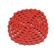 Alta YBN Bicycle (S410) Chain (Single Speed, 1/2 x 1/8-Inch, 112L), (Red)