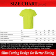 thumbnail image 2 of Gildan High Visibility Safety Pocket T-Shirt, Men's Short Sleeve Safety Green Work Tee, 6 Pack, S, 2 of 5