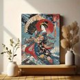 thumbnail image 6 of Japanese Geisha Canvas Wall Art，Perfect for Living Room，Bedroom，Dining Room，Office，and Bathroom Decoration., 6 of 8
