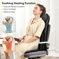 thumbnail image 4 of Naipo Shiatsu Back Deep Kneading Massage Seat Cushion with Heat, Height Adjustable Back Massager for Pain & Stress Relief For Home Office Chair, 4 of 7