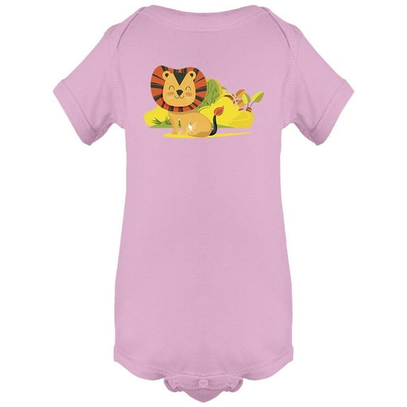 Small Cute Lion Bodysuit Infant -Image by Shutterstock,  Newborn