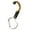 Gold, variant on Quickly Link Clip for Outdoor Fishing Hiking Climbing Sport Aluminum Alloy Carabiner Locking D Shape Locking Carabiner