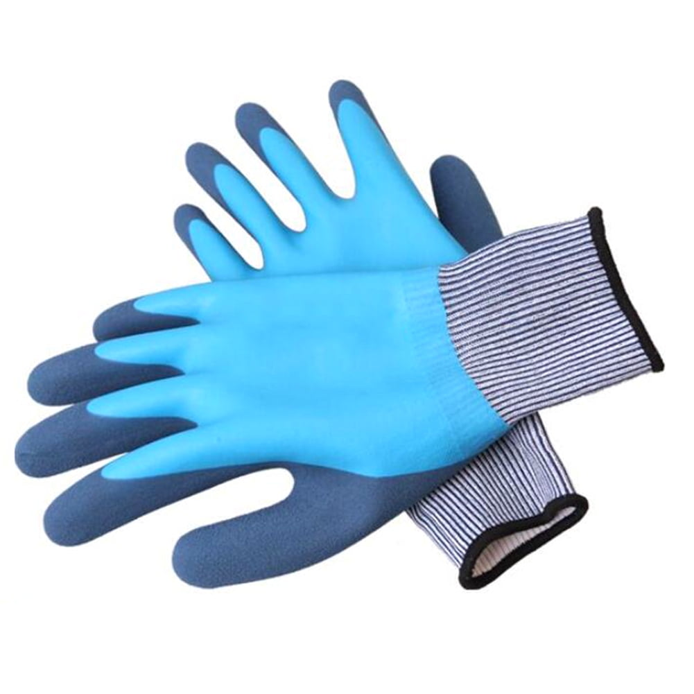 waterproof rubber work gloves