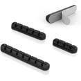 thumbnail image 2 of 3 Pack Cable Clips, Cord Management Organizer, Silicone Adhesive Hooks, Cable Holder for Power Cables and Charging Accessories, Mouse Cable, PC, Office and Home, 2 of 5