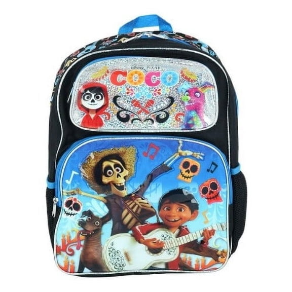 Small Backpack - Disney - CoCo Black/Silver 12" School Bag 004231