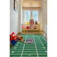 thumbnail image 3 of Furnish My Place 700 Corner Football 3'3"x5' Play Area Rug for Kids Playroom, Bathroom & Kindergarten Classroom, Corner Football Field Ground, Anti Skid Rubber Backing, Rectangle, Green, 3 of 6