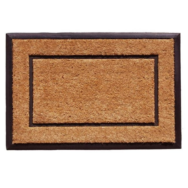 Calloway Mills 101632436NP 24 x 36 in. The General Rectangular Doormat, Natural & Black