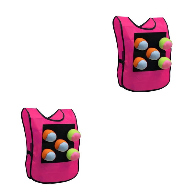 Tholdsy Chaleco Sticky Ball Toy Throwing Game Props Home Kindergarten Sport Playing Prop Interactive Boy Girl Parent-child Dodgeball Toys No.1 2piezas Tholdsy CBP251495