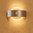thumbnail image 2 of Luz de sensor LED Lámpara de inducción del cuerpo humano Iluminación de la pared del dormitorio para el pasillo de la cabecera, redondo, blanco cálido Methold HA006485-04, 2 of 7
