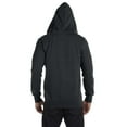 thumbnail image 3 of econscious Men's 7 oz. Organic/Recycled Heathered Full-Zip Hood - EC5680, 3 of 4