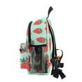 thumbnail image 4 of FORMRS School Backpack with Front Zippered Pocket 12" Student Travel Daypack, Red Strawberry, 4 of 6