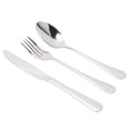 thumbnail image 4 of Juego de cuchillos, tenedores y cucharas de acero inoxidable 304 de tipo europeo, juego de cubiertos para cocina, 12 piezas para 4 personas., 4 of 14