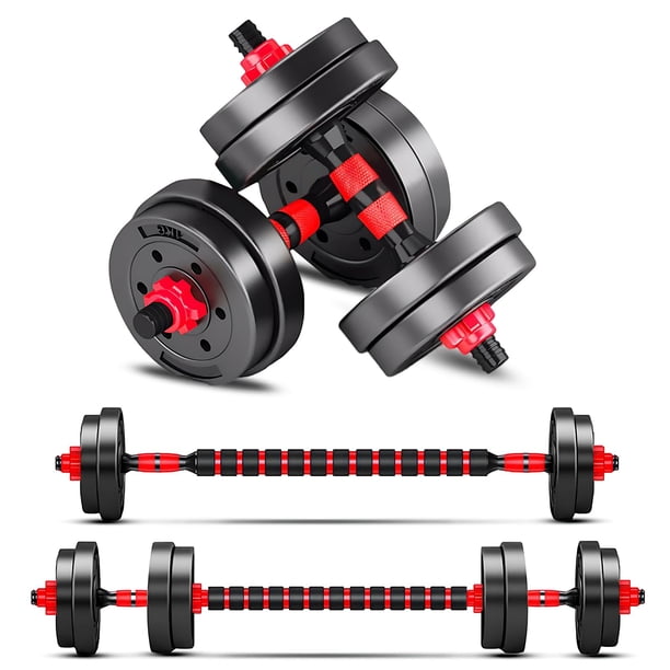 Set de mancuernas y barra ajustable BCBIG de 30 lb