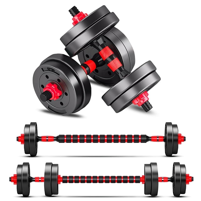 Set de mancuernas y barra ajustable BCBIG de 30 lb