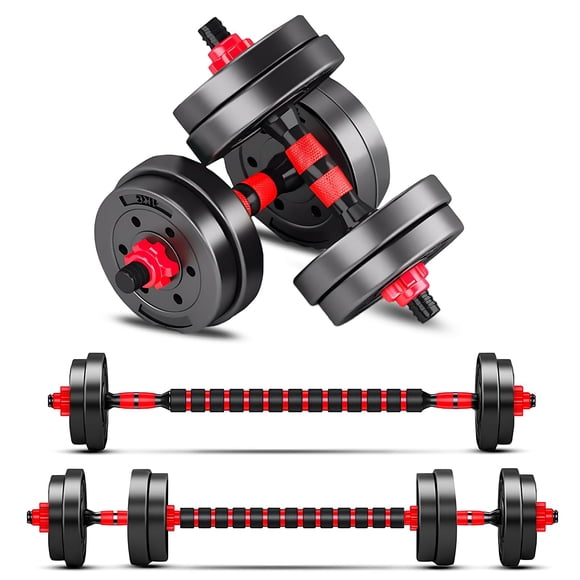 Set de mancuernas y barra ajustable BCBIG de 30 lb