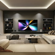 Hisense 100 Class U7 Series Mini-LED ULED 4K UHD Google Smart TV (100U75QG، موديل 2025) - QLED، أصلي 165 هرتز، Dolby Vision IQ، Dolby Atmos، ما يصل إلى 3000 شمعة في المتر المربع، IMAX محسّن