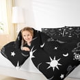 thumbnail image 4 of Manfei Rustic Bull Skull Full Size Comforter Sets,Desert Plant Cactus Bedding Comforter Set,Sun Moon Pattern Bedding Sets For Men Women,Microfiber Bedroom Decor Reversible,3 Pieces, 4 of 8
