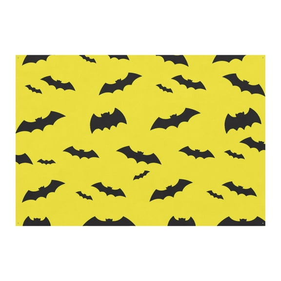 Halloween Background for Photoshoot 7x5ft - Cute Ghost Pumpkin with Black Cat Illustration