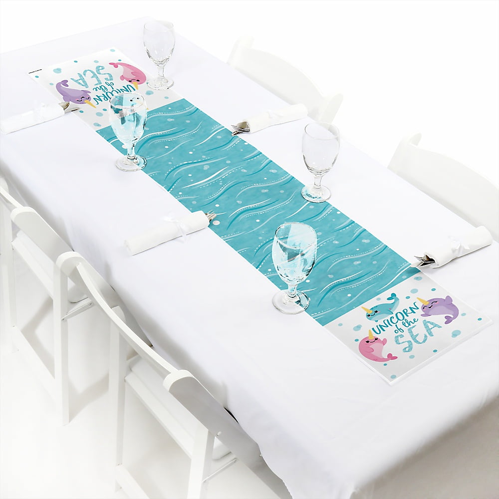 Narwhal Girl Petite Under The Sea Baby Shower Or Birthday Party Paper Table Runner 12 X 60 Nbsp Walmart Com Walmart Com Narwhal Girl Petite Under The Sea Baby Shower Or Birthday Party Paper Table Runner 12 X 60 Nbsp Walmart Com Walmart Com