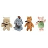 KIDS PREFERRED Classic Winnie The Pooh Set of 4 - Pooh, Piglet, Tigger and Eeyore