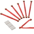 thumbnail image 3 of Enlace de varilla de aluminio para piezas modificadas de orugas RC Axial SCX24 AXI90081 rojo, 3 of 5