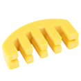 thumbnail image 1 of Yellow Claw Shaped Mute Violin Practice Mute Accessory Instrument Silent Playing Part, 1 of 4