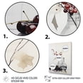 thumbnail image 3 of Designart "Red Minimalism gracefulness In Pottery II" Abstract Still Lifes Floater Framed Canvas Print, 3 of 7
