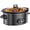 Black, variant on SUMELL 8 Quart Slow Cooker, Programmable Electric Cooker with 3 Heat Settings, 4-12H Timer, Stoneware Pot & Glass Lid, Black