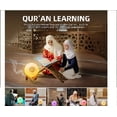 thumbnail image 6 of Muslim Quran Speaker with 3D Printed Moon Lamp, Wireless Bluetooth Night Light with APP and Remote Control, Touch Dimmable RGB Color Changing for Islamic Prayer, 6 of 9