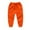 Orange, variant on Toddler Boys Girls Sweatpants Solid Color Casual Cotton Sports Jogger Pants Loungewear Athletic Trousers with Pockets Toddler Leggings Black 2Y