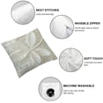 thumbnail image 4 of BANET Faux Wool Throw Pillow Covers Style Decorative Cushion Case Pillow Shell Square for Sofa Couch Bedroom Car 22x22in, 4 of 5