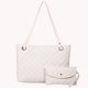 thumbnail image 5 of Bolso bandolera para mujer Casual 2 en 1 Conjunto de bolso Moda para mujer (Blanco) Sywqhk Para Estrenar, 5 of 5