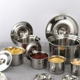 thumbnail image 6 of Raindrops Kitchen Seasoning Storage Stainless Steel 1Pack 4.7x3.3in, 6 of 8