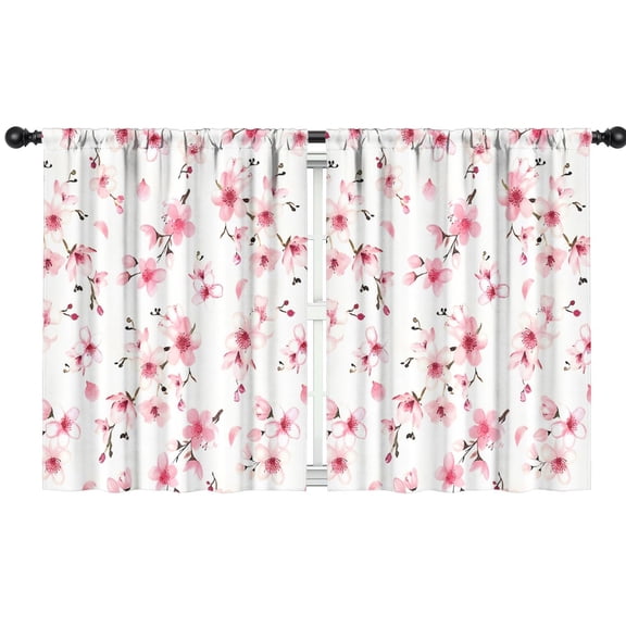 Blackout Kids Curtains,Pioneer Flower Floral Print Pattern Childrens Insulated Curtains Set Of 2,Bedroom Essentials,Toddler Room Decor 42"x54"