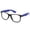 Blue, variant on Slim High Quality Light Weight Vintage Retro Design Clear Lens Frames