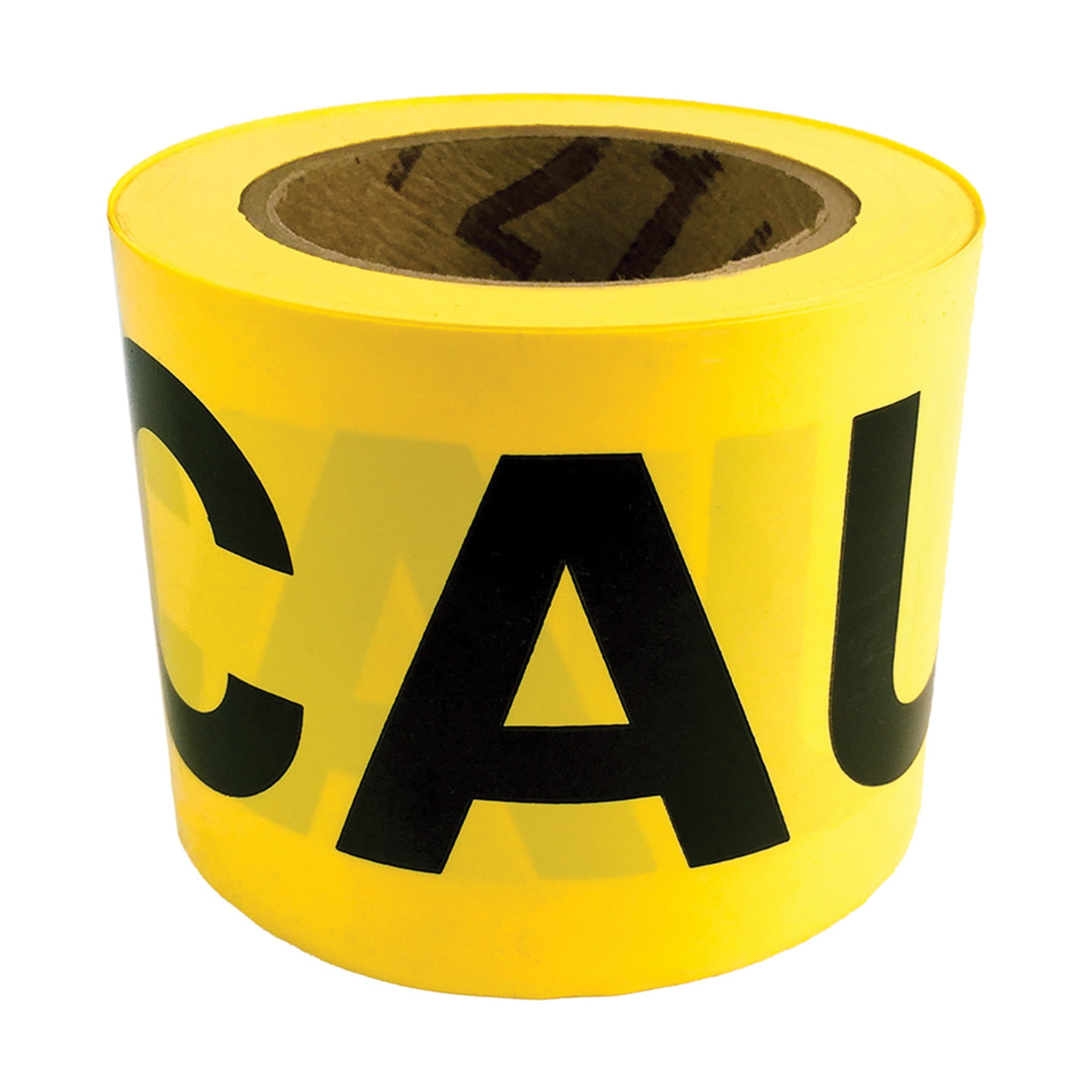 SAFETY TAPE 3" X 25' CAUTION TAPE YELLOW HALLOWEEN PARTY DECORATIONS 